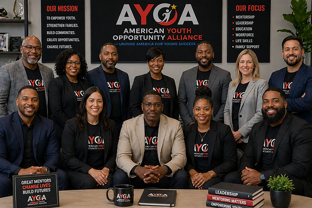 AYOA mentors and youth leaders